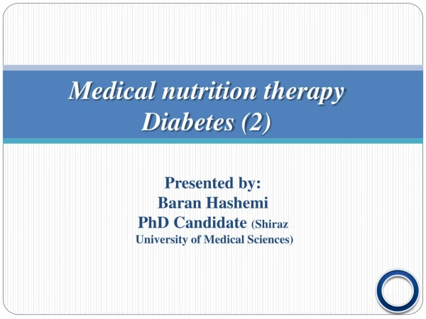 Medical nutrition therapy Diabetes (2)