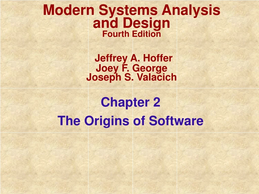 chapter 2 the origins of software
