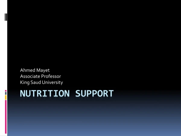 Nutrition Support