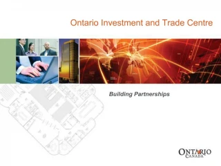 Ontario Investment and Trade Centre - slide 1