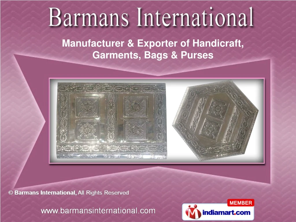 manufacturer exporter of handicraft garments bags