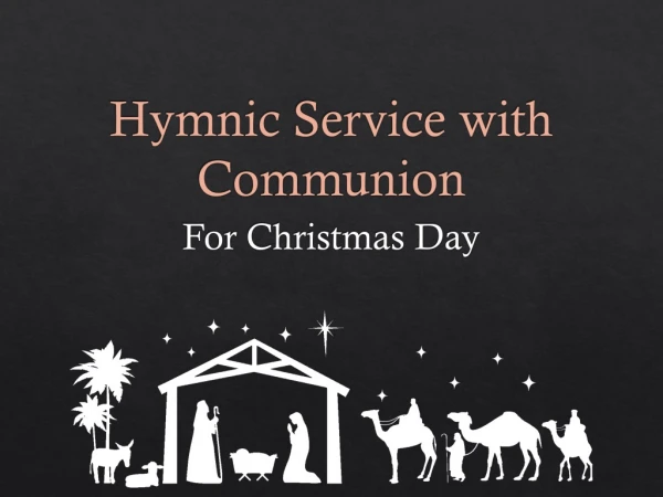 Hymnic Service with Communion