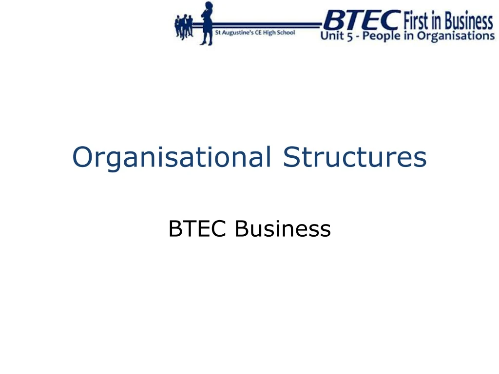 organisational structures