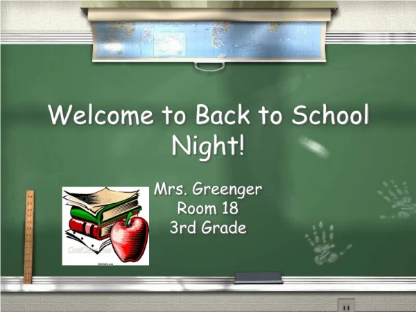 welcome to back to school night