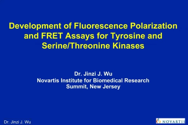 Development of Fluorescence Polarization and FRET Assays for Tyrosine and Serine