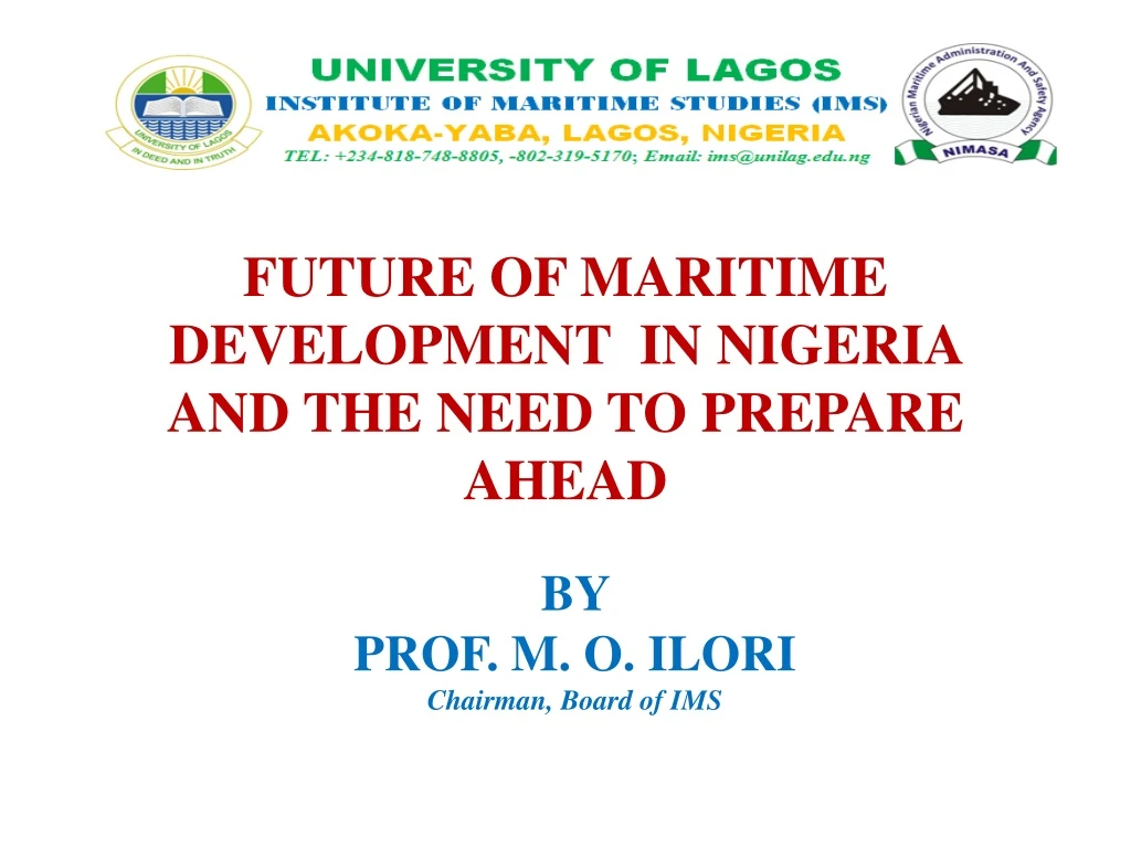 future of maritime development in nigeria