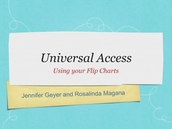 Universal Access