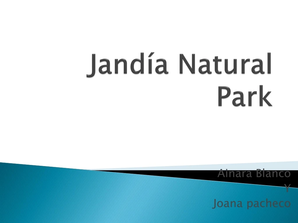 jand a natural park