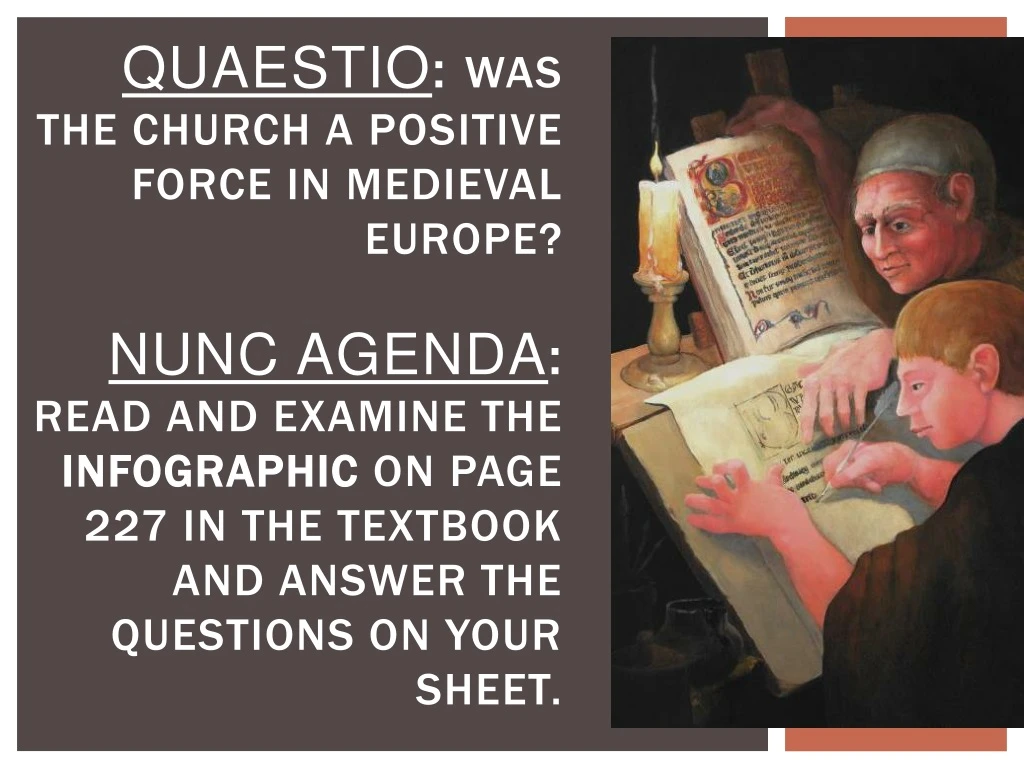 quaestio was the church a positive force