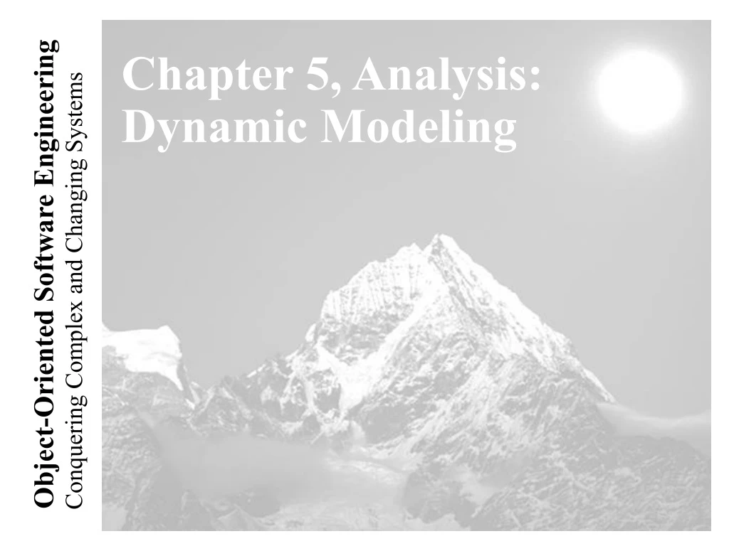 chapter 5 analysis dynamic modeling