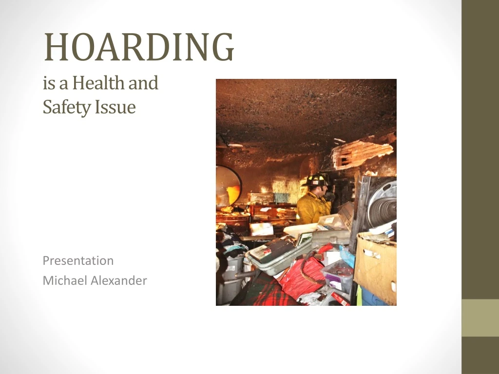 hoarding is a health and safety issue