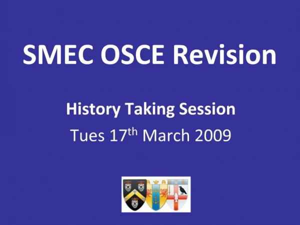 SMEC OSCE Revision