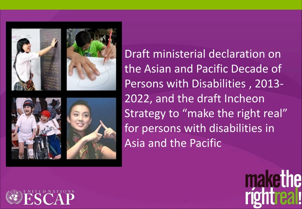 draft ministerial declaration on the asian