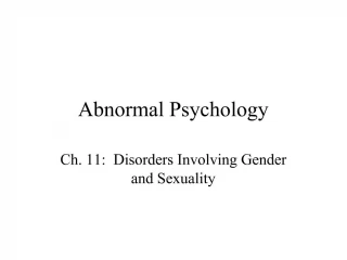 Abnormal Psychology - slide 1