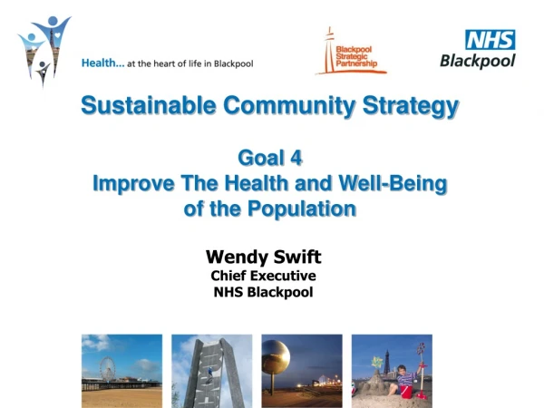 Sustainable Community Strategy Goal 4 Improve The Health and Well-Being of the Population