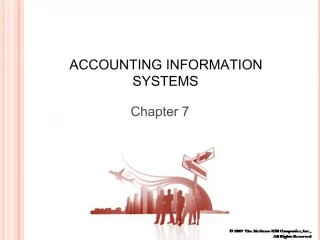 ACCOUNTING INFORMATION SYSTEMS - slide 1