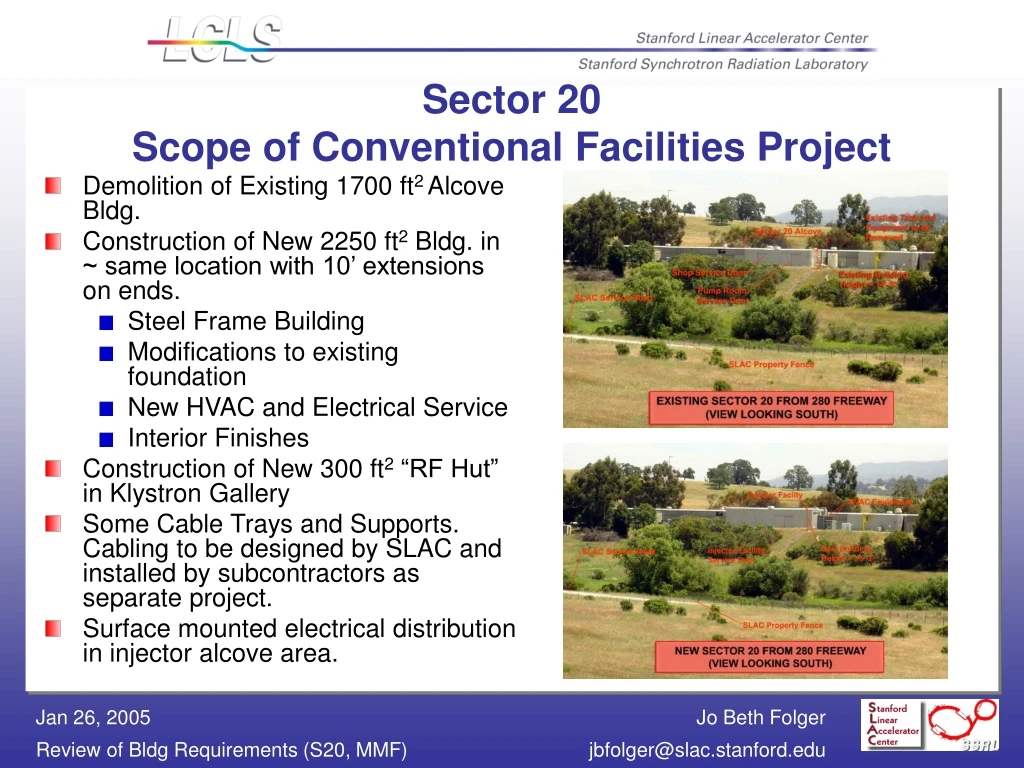 sector 20 scope of conventional facilities project