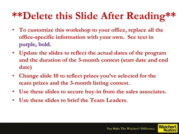 **Delete this Slide After Reading**