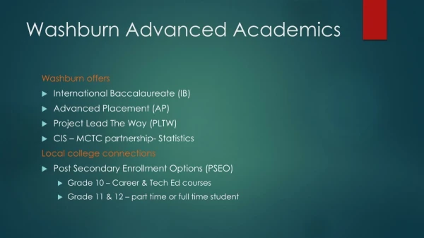 Washburn Advanced Academics