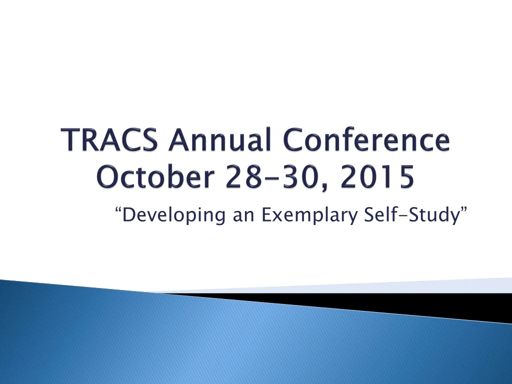 tracs annual conference october 28 30 2015