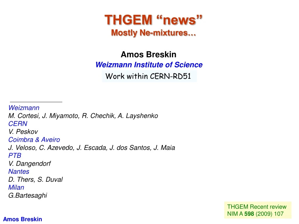 thgem news mostly ne mixtures