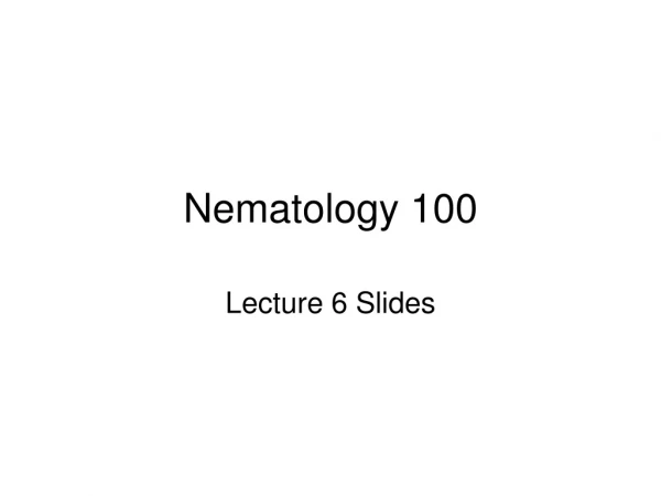 nematology 100