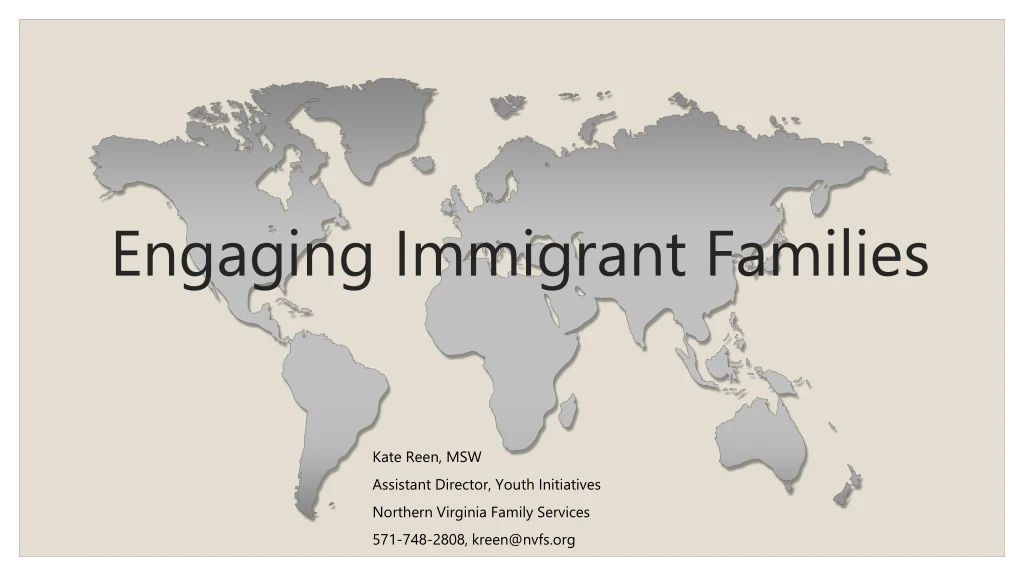engaging immigrant families