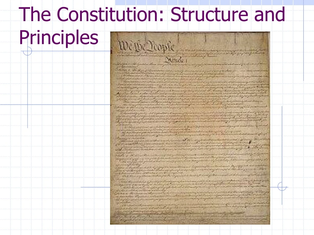 the constitution structure and principles