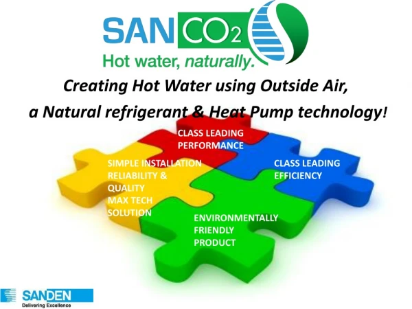 Creating Hot Water using Outside Air, a Natural refrigerant &amp; Heat Pump technology !