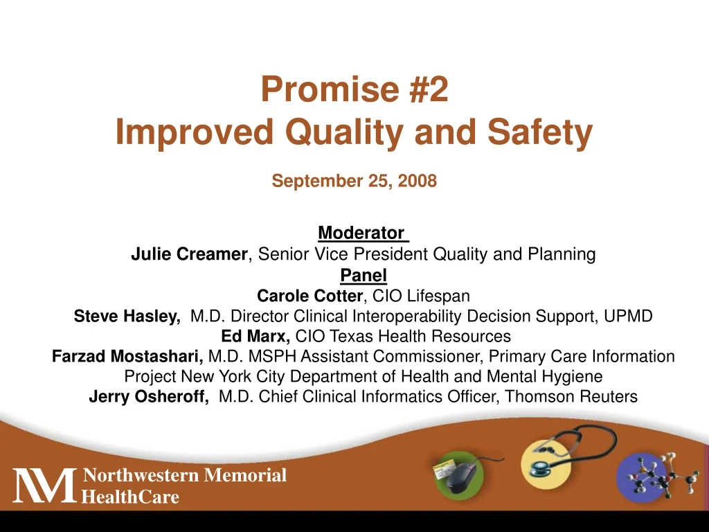 promise 2 improved quality and safety