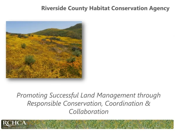 Riverside County Habitat Conservation Agency