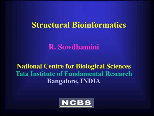 Structural Bioinformatics