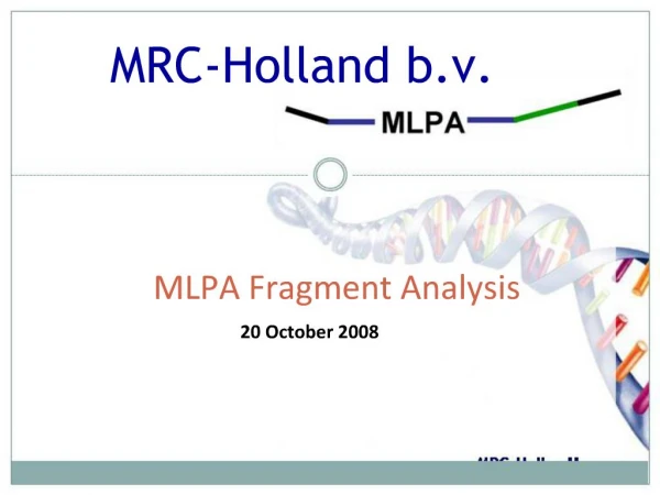 MLPA Fragment Analysis