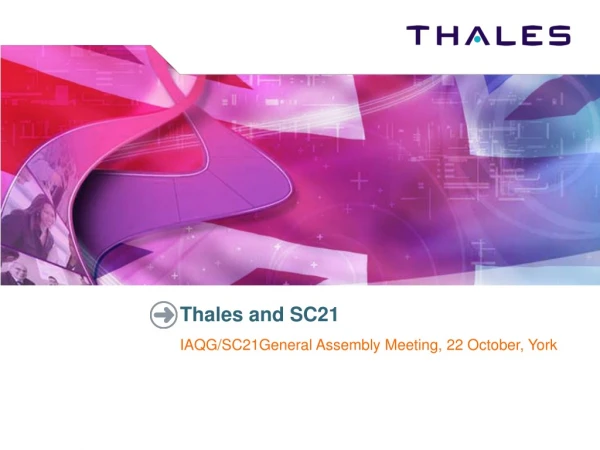 Thales and SC21