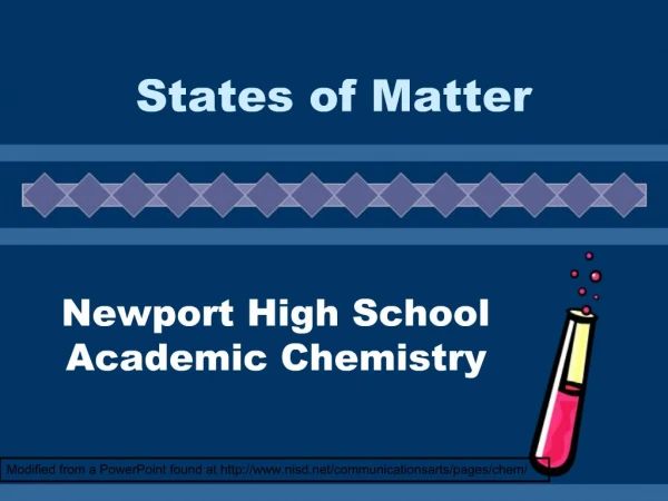 Newport High School Academic Chemistry