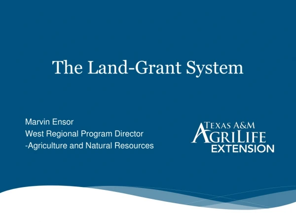 The Land-Grant System