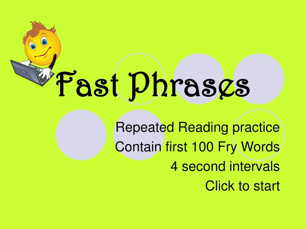 fast phrases