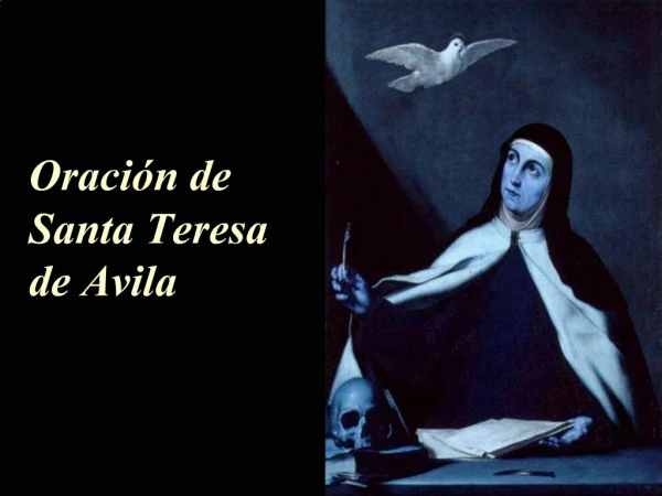 Oraci n de Santa Teresa de Avila