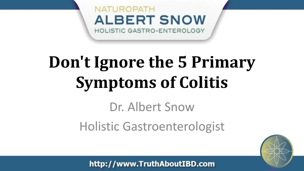 don t ignore the 5 primary symptoms of colitis