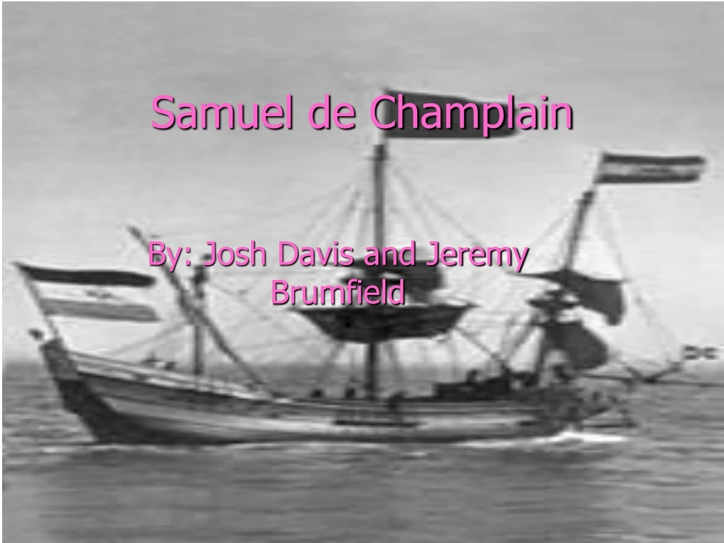 samuel de champlain