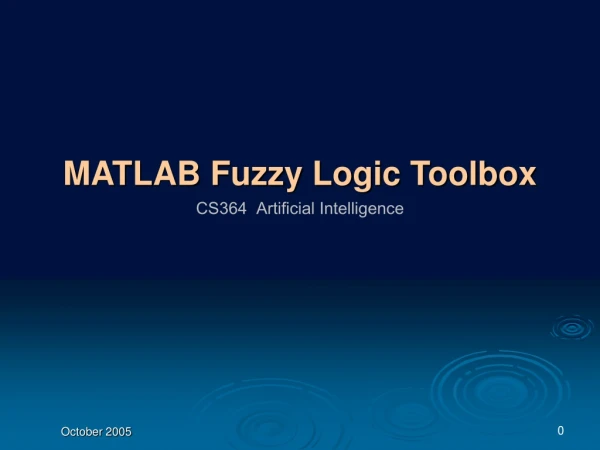 MATLAB Fuzzy Logic Toolbox