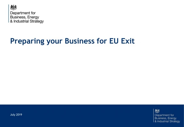 Preparing your Business for EU Exit