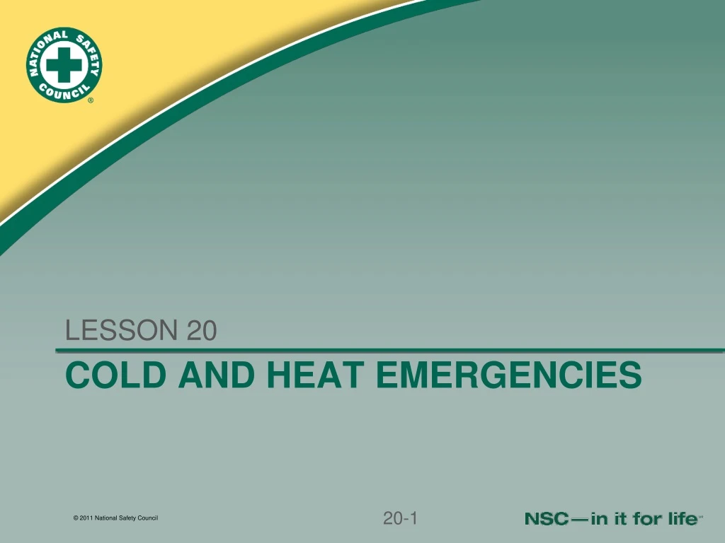 cold and heat emergencies