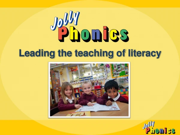 Leading the teaching of l iteracy
