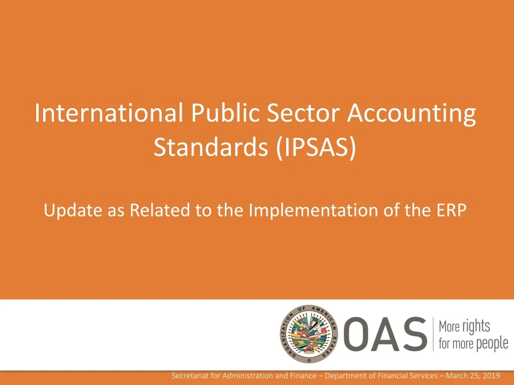 international public sector accounting standards