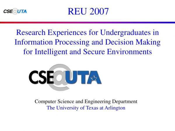 REU 2007