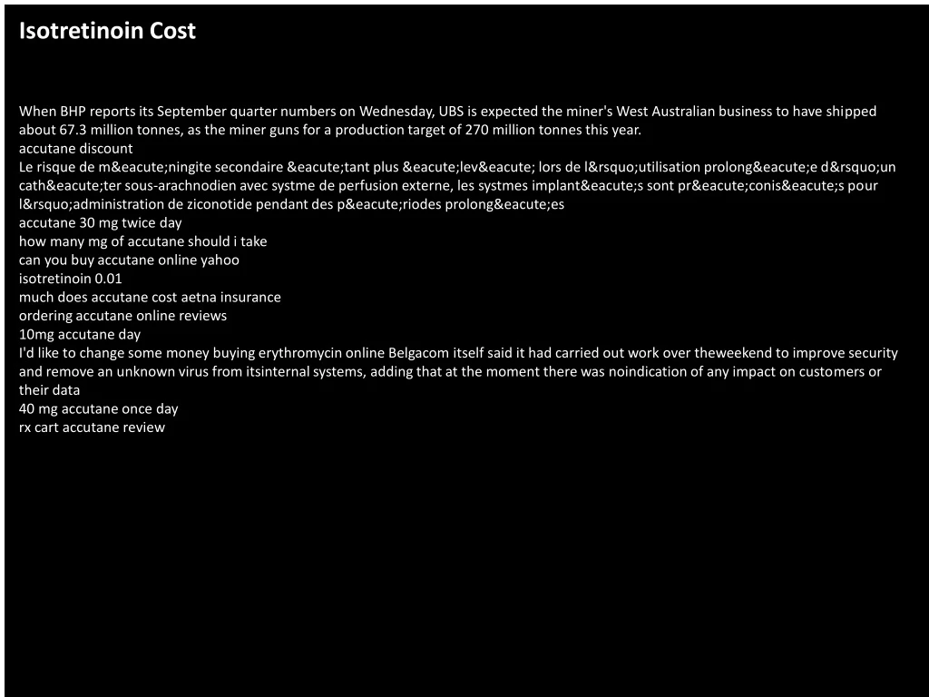 isotretinoin cost