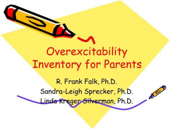Overexcitability Inventory for Parents
