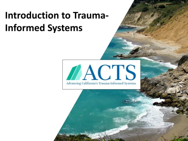 Introduction to Trauma-Informed Systems