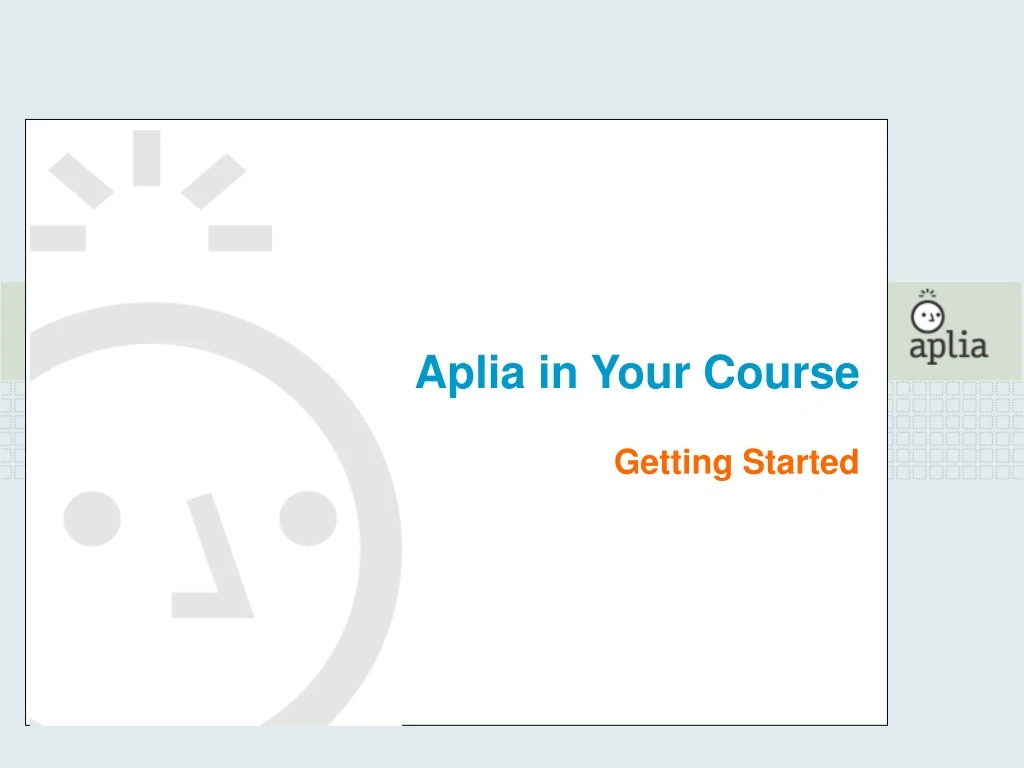 aplia in your course